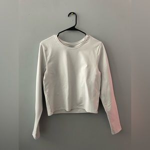 Abercrombie Soft A&F white long sleeve